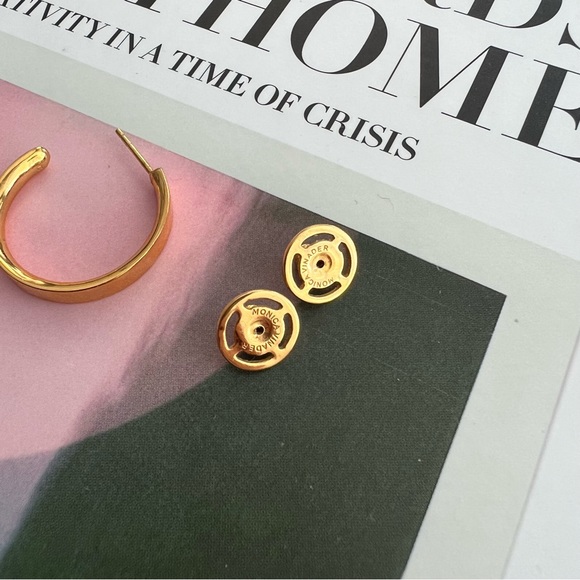 MONICA VINADER 18K Gold Vermeil Hoop Earrings - Picture 11 of 11